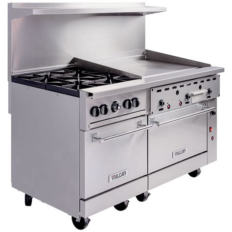 vulcan gas stove with griddle